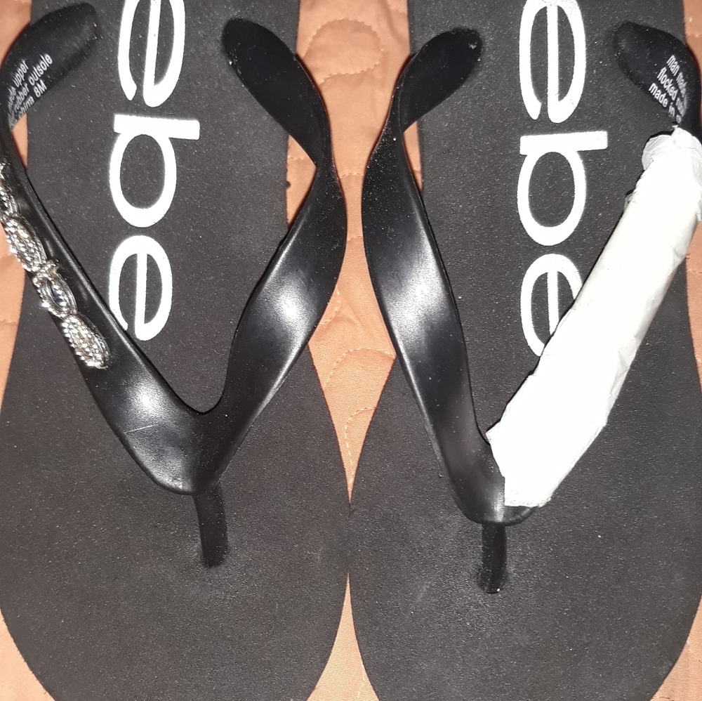 bebe black high heel wedge sandals